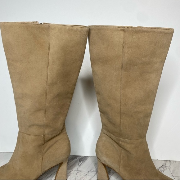 New! Vince Camuto Tressara Tan Suede Tall Boot 9M - Picture 10 of 16